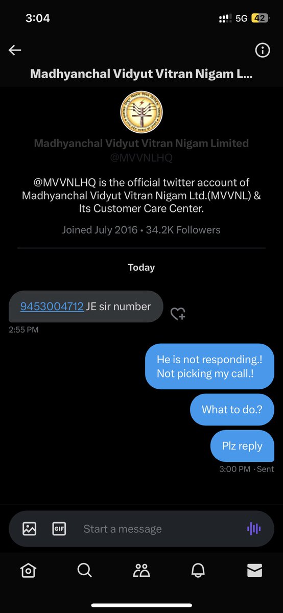 deepakcrisp's tweet photo. @MVVNLHQ @MvvnlZ @mvvnllkocis @AdminLKO @myogiadityanath @PMOIndia @brajeshpathakup He is also not responding..!!

इनको बोलो कस्टमर का कॉल उठाने पर आपको इनाम मिलेगा, उसके बाद ही उठायेंगे.! https://t.co/9TUq4qxK4Z