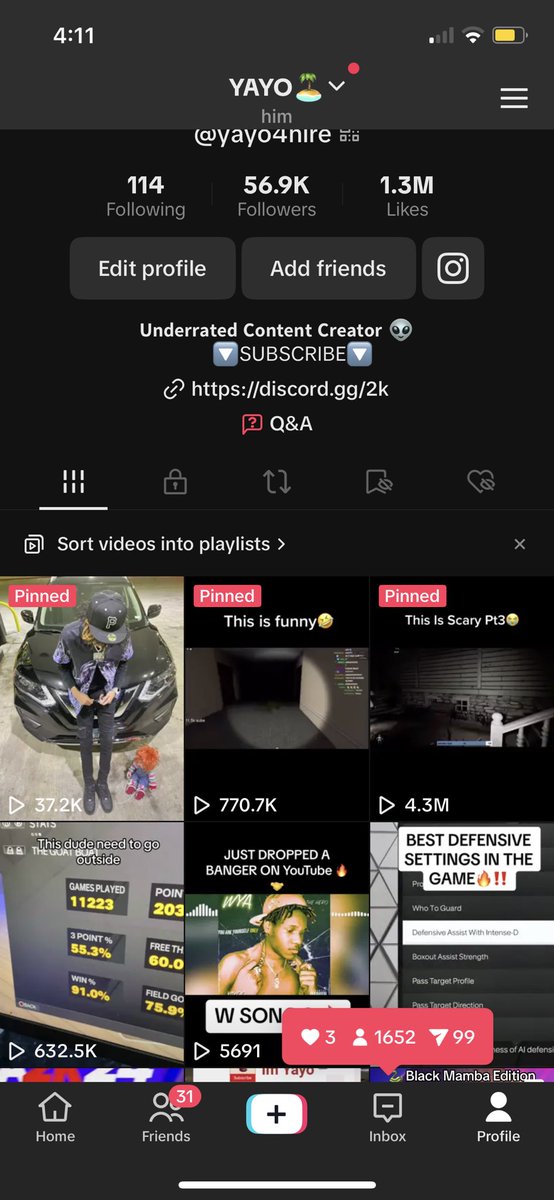 ImYayo_'s tweet photo. I have been leading in stats on PlayStation since day 1 in #NBA2K23  I’ve gained over million views in the past month &amp; feel like the grind is going unnoticed my grind is different &amp; being overlooked❤️  @Bayou2K @Ronnie2K @OGconstant @yoStax  @itsEvanCC https://t.co/y4jW5VOuIz