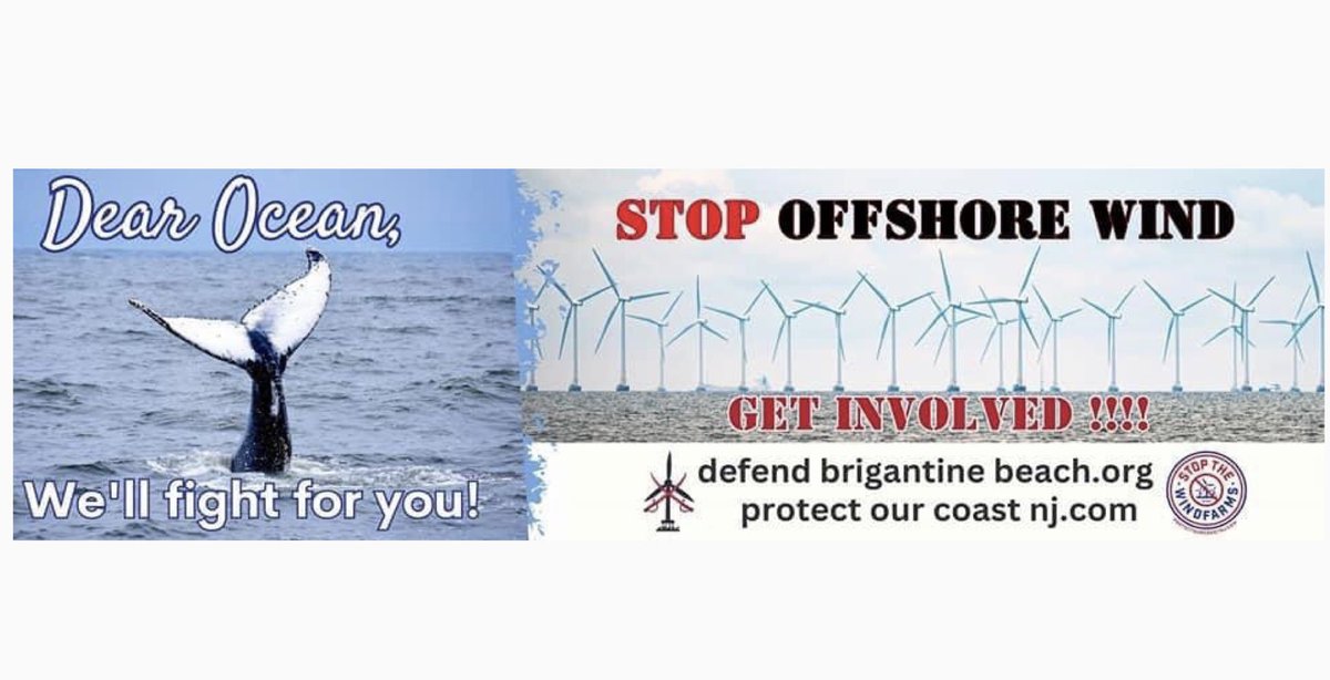 Dear Ocean,
We’ll fight for you!

STOP OFFSHORE WIND!

Get involved ‼️ 
@DefendBrig @protectcoastnj 

DefendBrigantineBeach.org
ProtectOurCoastNJ.com
______
#stoposw #savetheeastcoast #savejerseyshore #saveNARW #guardiansoftheeastcoast #saveourocean #saveourwhales #oswsucks #nj