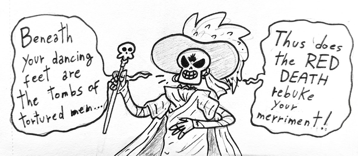 lookacomics's tweet photo. Red Death sketch from Phantom of the Opera (1925)
#art #sketch #sketchbook #phantomoftheopera #phantom #reddeath #costume #ink #pencil #artwork #illustration #fanart https://t.co/k6oiPtetEM