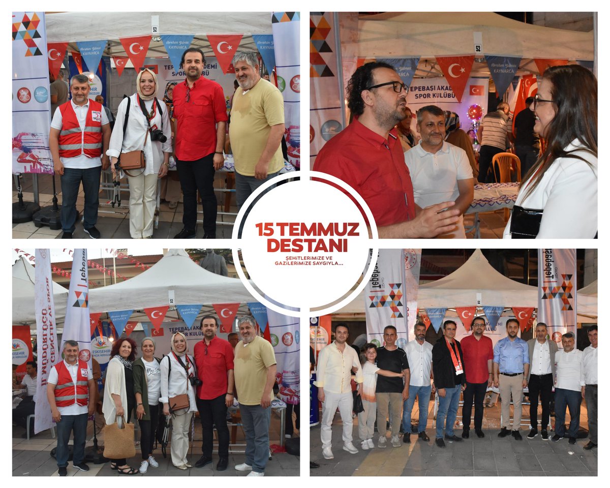 tepebasiakademi's tweet photo. 15 Temmuz hain darbe girişiminin 7. yıl dönümünde aynı ruh ve heyecanla Vilayet Meydanı'nda Tepebaşı Akademi Derneği olarak hemşehrilerimiz ile birlikte 15 Temmuz Demokrasi ve Milli Birlik Günü anma programında yer aldık.
+++ https://t.co/fedhdEIFC0