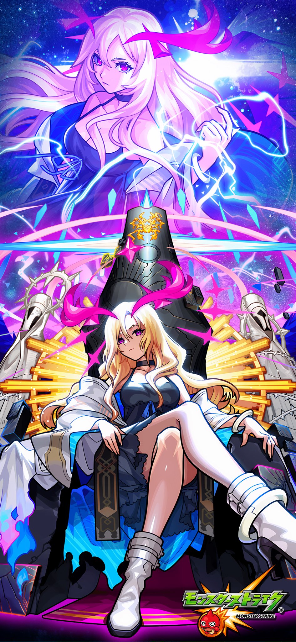 モンスト ルシファー 原画 モンスターストライク 高精細複製イラスト 新生・堕天の王