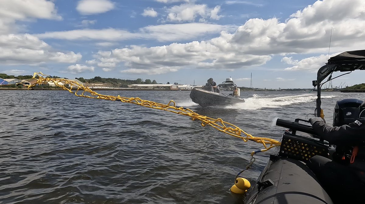 HPMarineProtect's tweet photo. The end of a very busy phase of training thanks to @NPOpsSupport Marine School with our good friends over at @NWPoliceDivers, learning to use @ArrestVessel systems ready for a summer full of planned deployments around the Humber. #tacticalcoxswain https://t.co/pr3cLpzwDq