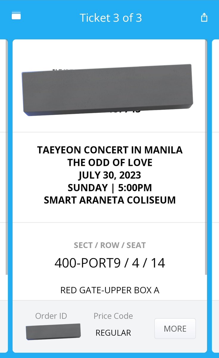 wecanbedivide's tweet photo. WTS LFB
upper box a section 400

PRICE AS IS (6K)!!! need lang po mabalik budget for vip, from camping pa itong tix huhu naubos kasi agad vip seated :( no choice kaya nabili

rfs: will get vip seated

#태연 #TAEYEONCONCERT_TheODDOfLOVE
#TheODDOfLOVE
#TheODDOfLOVE_in_MANILA https://t.co/vPwIeFYD5F