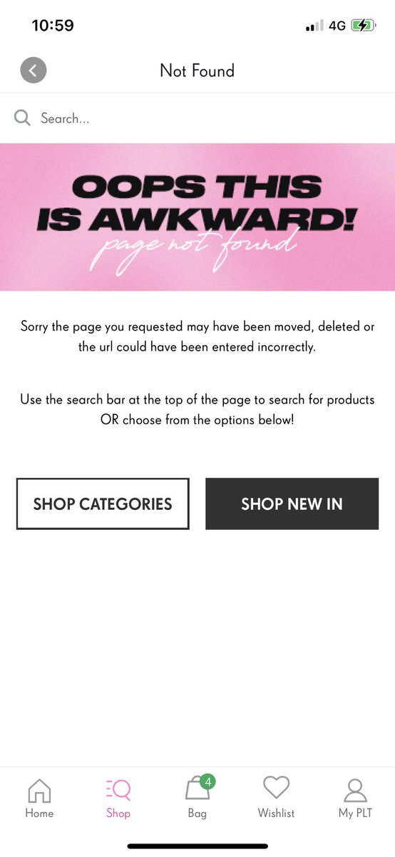 jadeocon1's tweet photo. @OfficialPLT your website is extremely slow. I have tried using your app for the additional discount and there’s no option to check out as a guest. When I try to reset my password it directs me to a broken page (see pic). Why is it such a painful process? https://t.co/shTGtOOr4R