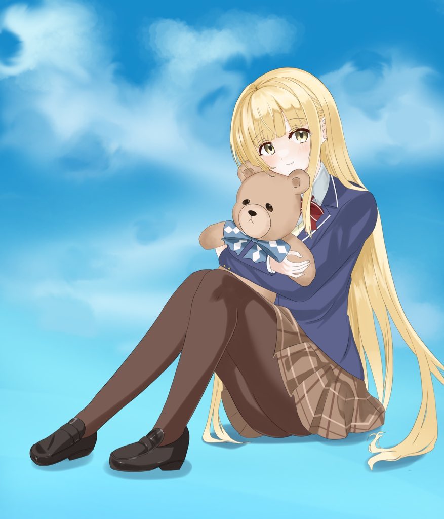 no10HEI30's tweet photo. 椎名真昼ちゃん　再掲
#イラスト　#お隣の天使様 https://t.co/kuzIh4WWbN