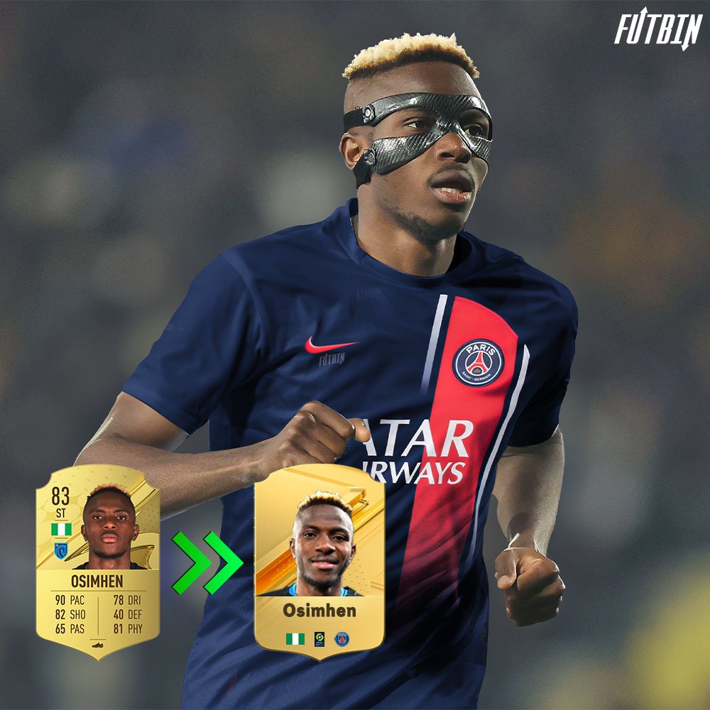 Futbin on twitter osimhen to psg walker to bayern which new