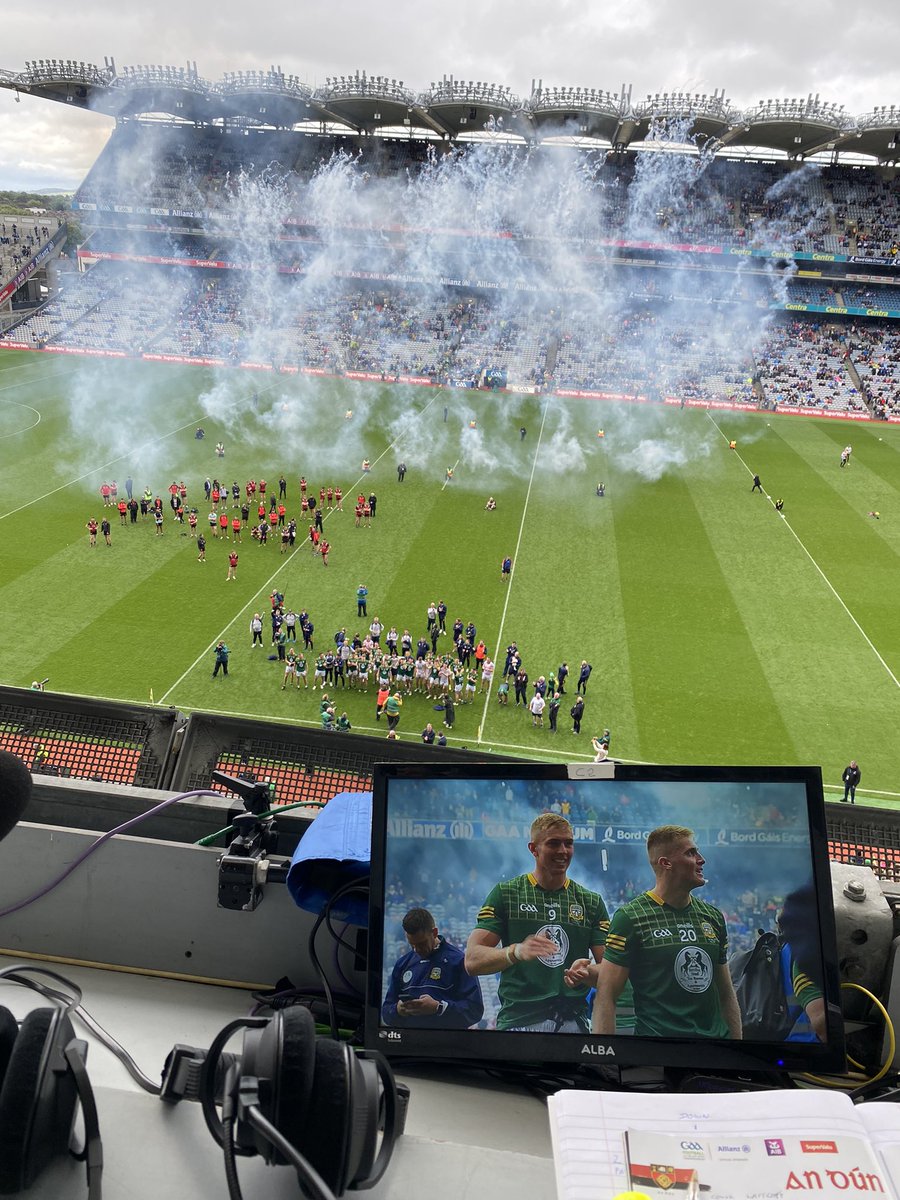 Great day out yesterday in croke park with <a href="/pauriclodge/">Pauric Lodge</a> and <a href="/RTEsport/">RTÉ Sport</a>. Mighty win by the Royles and great to see long serving Donal Keogan lift the tailteann cup.