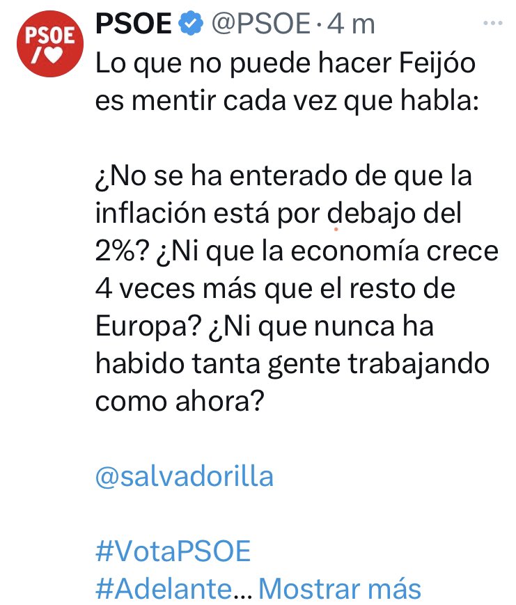 Parece ser que es una práctica habitual del PP. En #MolinaDeSegura el gobierno de #PPyVOX del #PactoDeLaVergüenza sigue las mismas prácticas: Mentiras y más mentiras. Carecen de proyecto político y solo intentan engañar a la gente. El #23J demostremos que no nos dejamos engañar⤵️