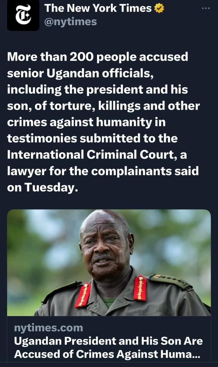 Datvour's tweet image. The serial killer of our mother Uganda