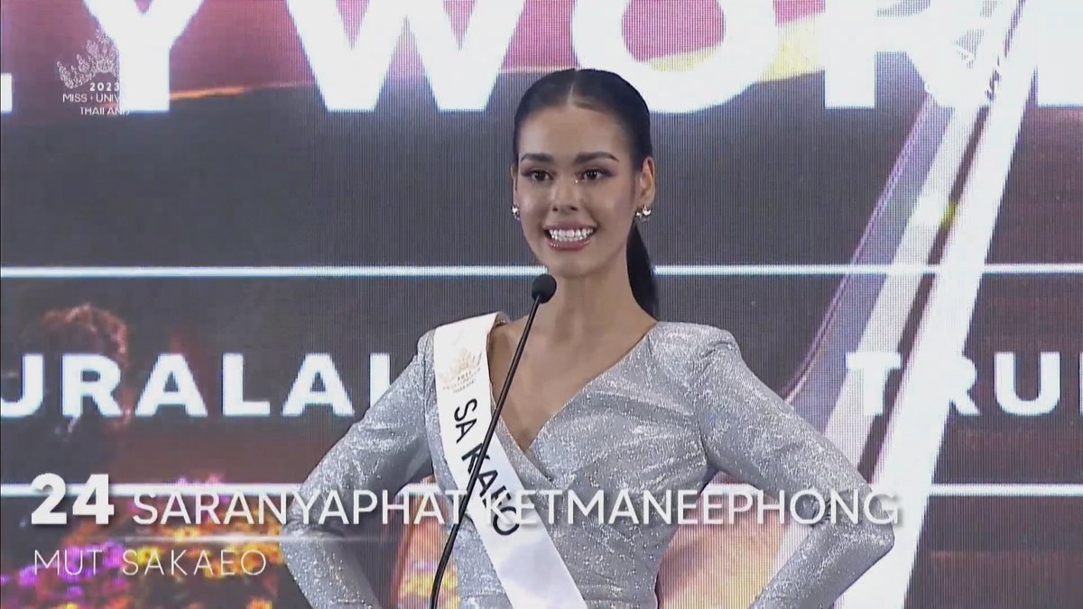 PPTVHD36's tweet image. #MUT24 แพม สรัญญพัชร์ เกษมณีพงศ์ จังหวัดสระแก้ว Keyword "ขยะอาหาร"

👑ติดตาม #MissUniverseThailand2023 ได้ที่ #PPTVHD36 และโซเชียลมีเดีย

#รอบKeyword  #MissUniverseThailand #MUT2023 #TheUnlimited #MUTUnited #มิสยูนิเวิร์สไทยแลนด์ #มิสยูนิเวิร์สไทยแลนด์2023 #จักรวาลไร้ขีดจำกัด