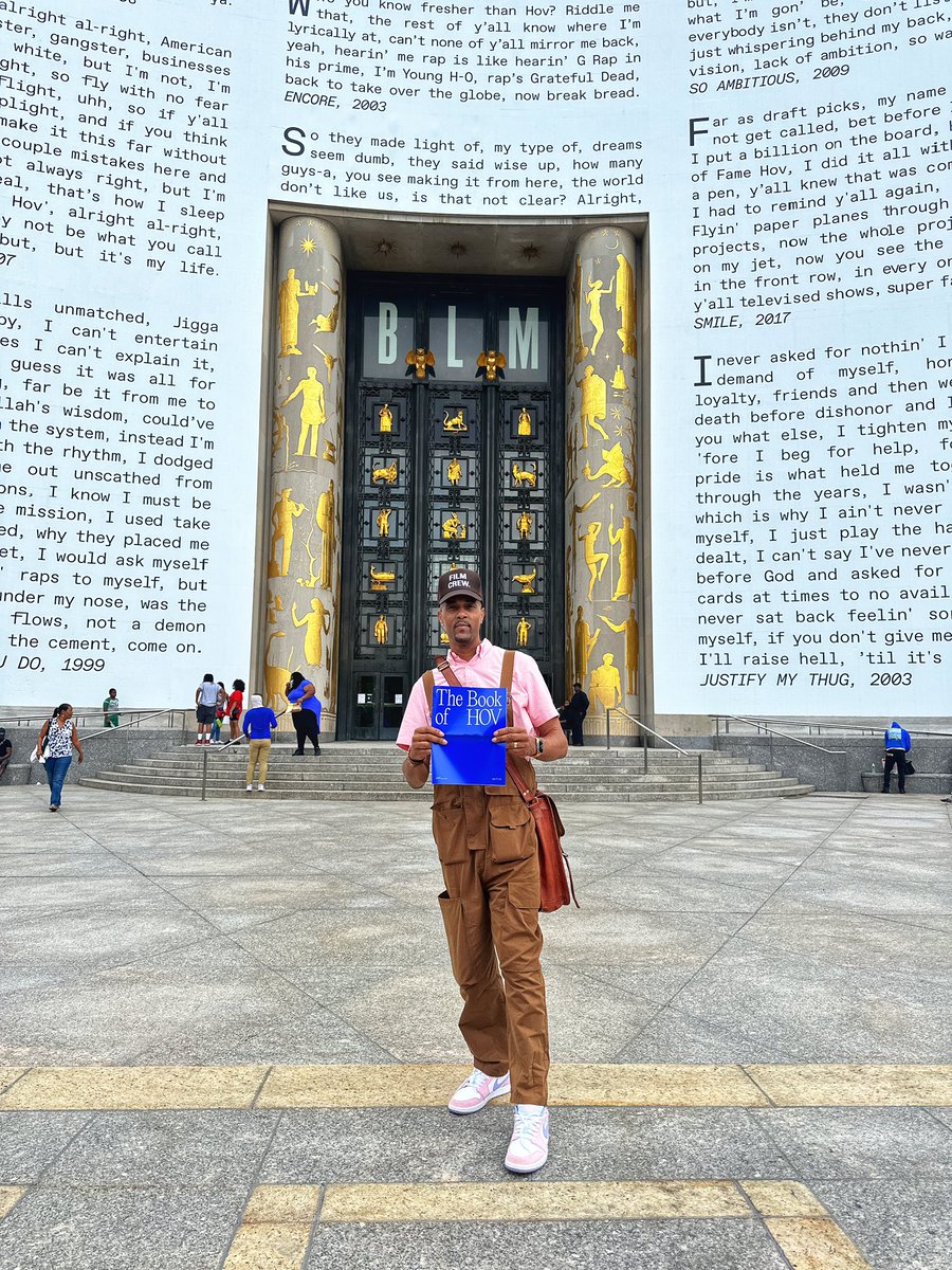 As one of the newest creative collaborators for Roc Nation and 1st project you work on is Jay Z’s ‘THE BOOK OF HOV’ Exhibit in NYC; ONLY GOD! The sweat, overnighters. revisions and sacrifices paid off BIG! One of the greatest exhibits of all time. Regardless of how hard things
