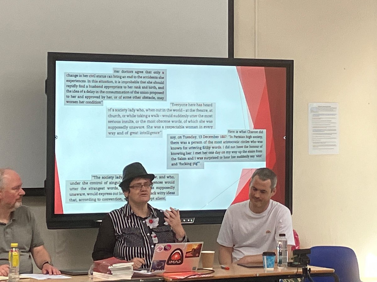 workersliberty's tweet photo. Janine Booth, Sarah McCulloch (online) Robert Chapman discuss Marxism and Neurodiversity at #IFF23. Opening session of day 2. @DrRJChapman @JanineBooth https://t.co/bxaT0v8GCr