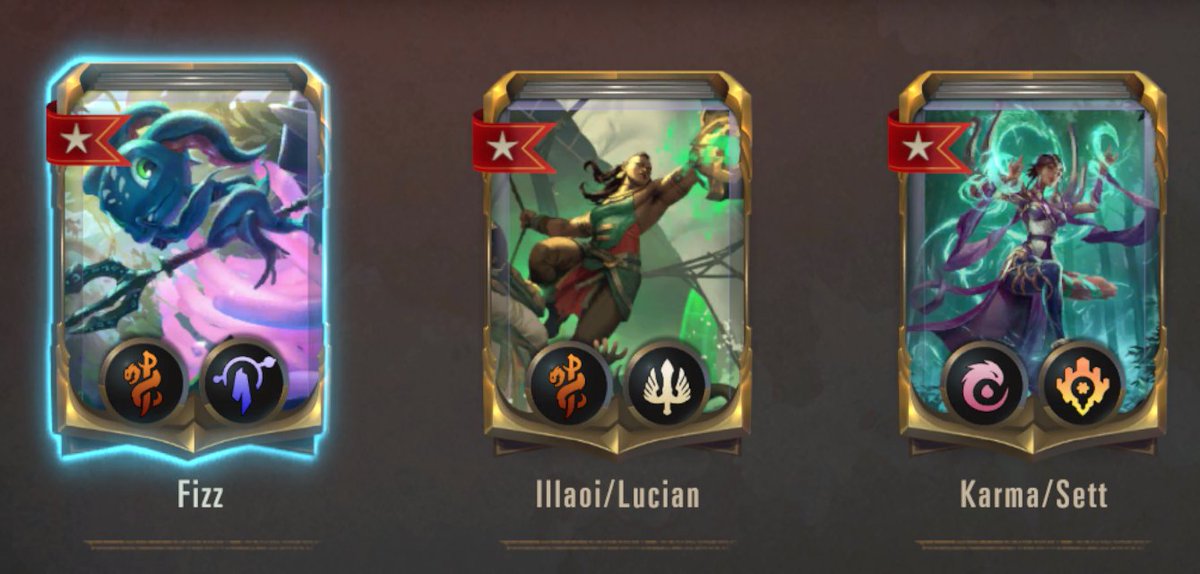 Really enjoyed playing LoR after a long break but it's probably the worst meta of all time. Atleast for me :)
Day 1: 9-1
Day2: 1-1
Now it's on <a href="/Kuraschi_LOR/">Kuraschi</a> to carry <a href="/Teddytcg/">Teddy</a> and me =))