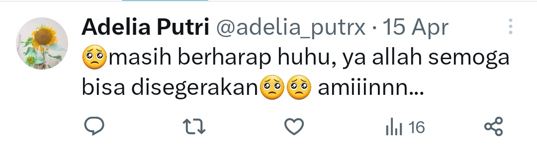 adelia_putrx's tweet photo. Bulan maret bener" berharap bngt dan berjuang buat garis 2 sampe pas tiba haid tuh rasanya nangis banget""" , trs akhirnya pasrah aja dibulan april bener" nyerahin diri sama allah, semoga segera diberi kepercayaan buat punya keturunan, eh alhamdulillah bngt pas pasrah... https://t.co/7lkVIFsLGi