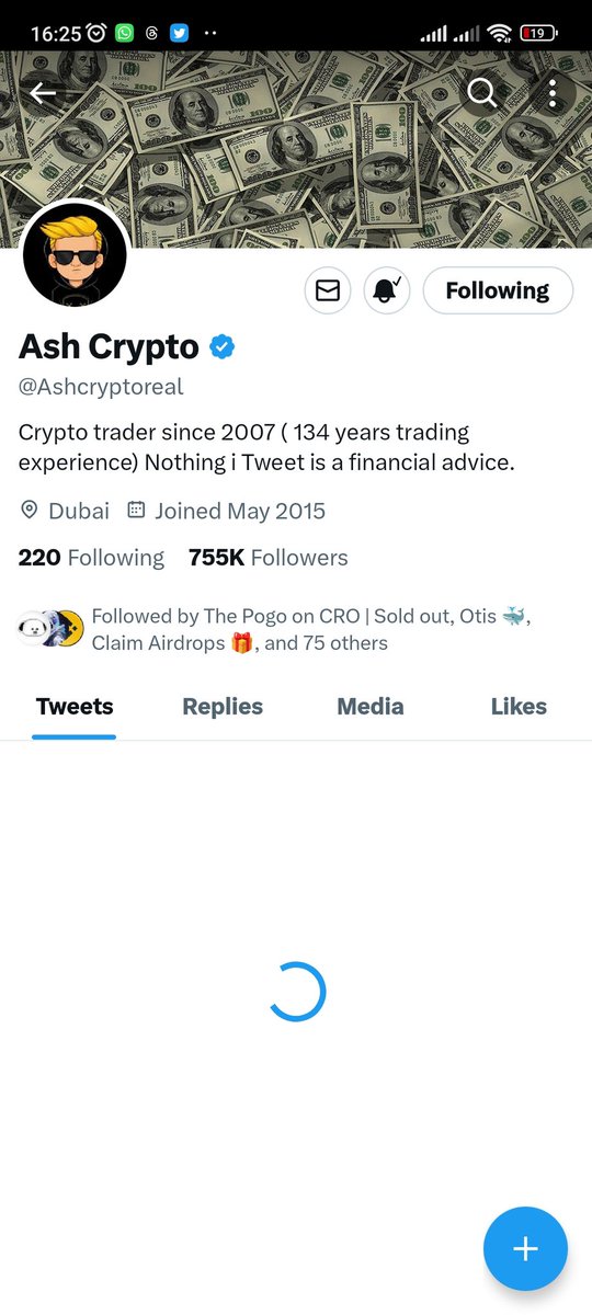crypto_cow99's tweet photo. @Ashcryptoreal following you, before my birth https://t.co/h9mYOxr1sn
