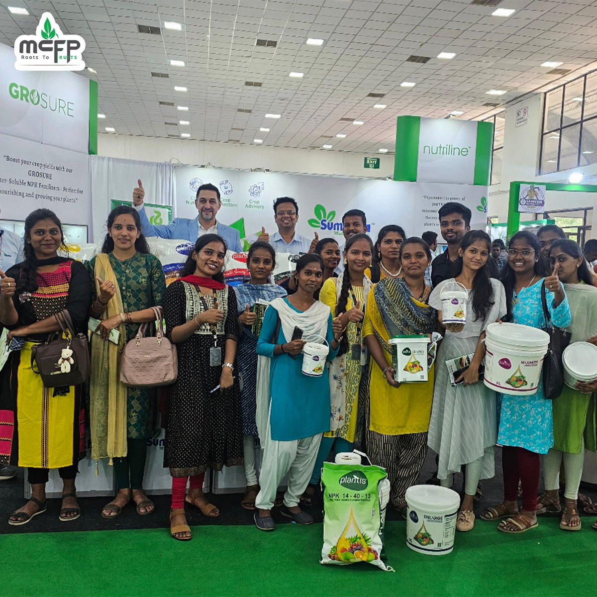 mcfp_jo's tweet photo. Join us on the 2nd day of #MCFP team in #AgriIntex
We are excited to be a part of the Agri Intex event, and today, we have a special agenda planned. We will be meeting with the farmers of our valued customer Sumukha Company, to engage in meaningful conversations about fertilizers https://t.co/TtIZgw4fG0