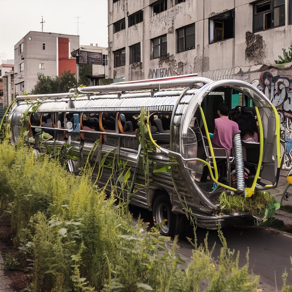 mutualismxs's tweet photo. Open-source hydrogen-powered self-driving public transport.

#aiart #solarpunk #mobility #future https://t.co/fPCPkcksah
