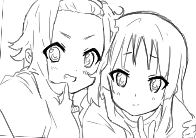 ラフだといい感じに見えるんだよなぁ 