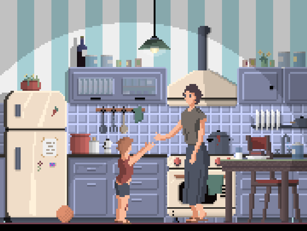 TooOldForThat1's tweet photo. Childhood #memories in #pixelart https://t.co/znenQ3bwSY