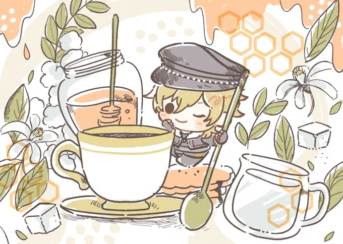 モチーフとSDを上手に一枚絵に落とし込めるようになりたいな～!