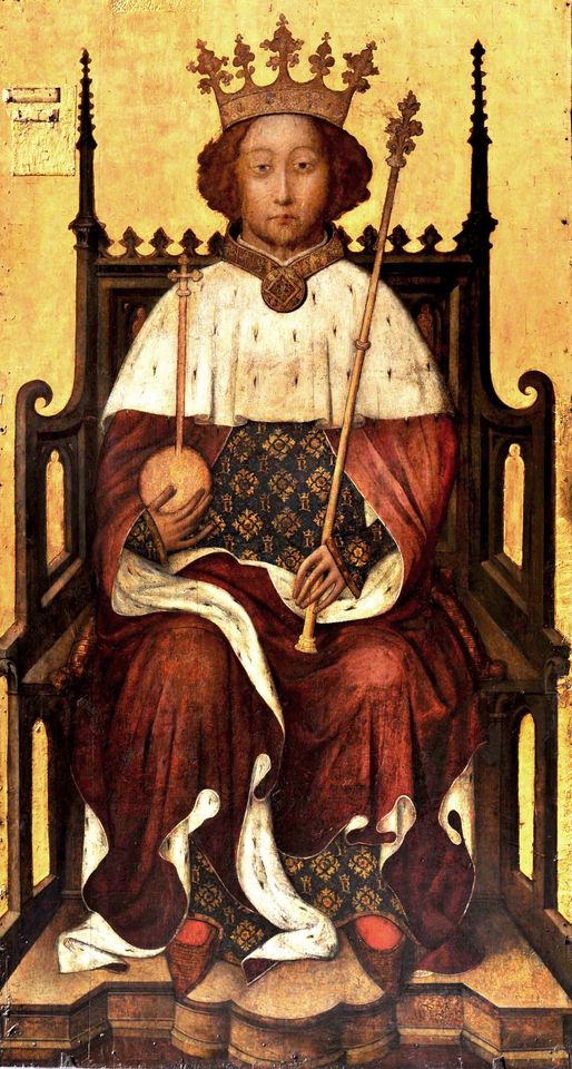 wabbey's tweet photo. Richard II was crowned in the Abbey #onthisday in 1377. He was just 10 years old.

The day before the service he processed from the Tower of London to Westminster on horseback through crowded streets decorated with banners and tapestries - the first ever coronation procession. https://t.co/BrQyqxASg6