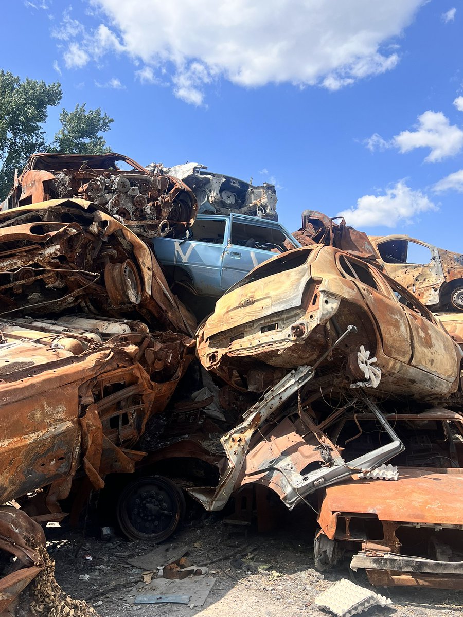Horrific traces of the #russian_war_in_Ukraine…but the war isn’t over and you never know how it can develop in the future #Borodianka #Bucha