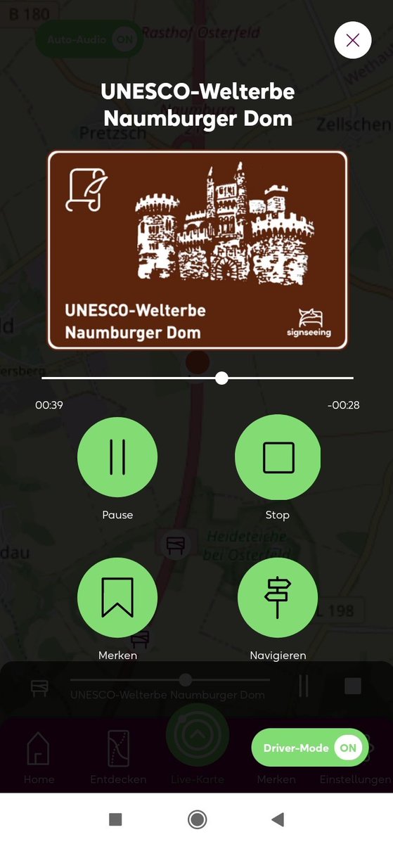 Heute die Signseringapp ausprobiert - kennt ihr sie schon? Sie erzählt auf der Autobahnfahrt automatisch, was sich hinter den braunen Schildern verbirgt. Burg Posterstein ist auch dabei 🏰 Zur App: signseeing.eu/app/ #signseeingapp #deinthüringen #thüringen #thüringermuseen