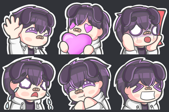 Nikimaro5's tweet photo. Hiddynn Emotes!! thankyou for commissioning me https://t.co/4AY83U5gYG