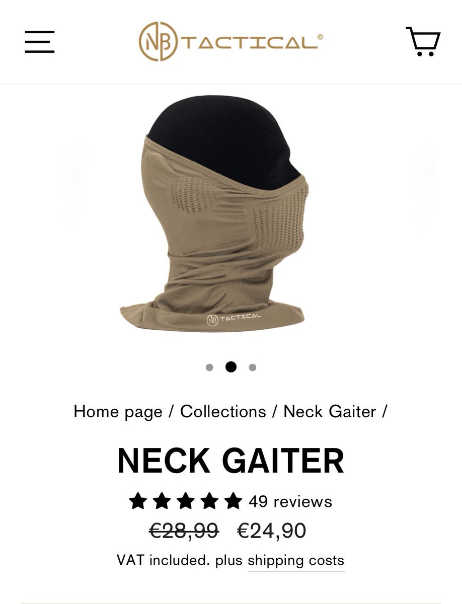 NB TACTICAL マスク、ネックゲイザーセット！