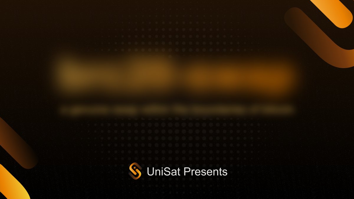 UniSat - wallet, explorer & extension for bitcoin. tweet media