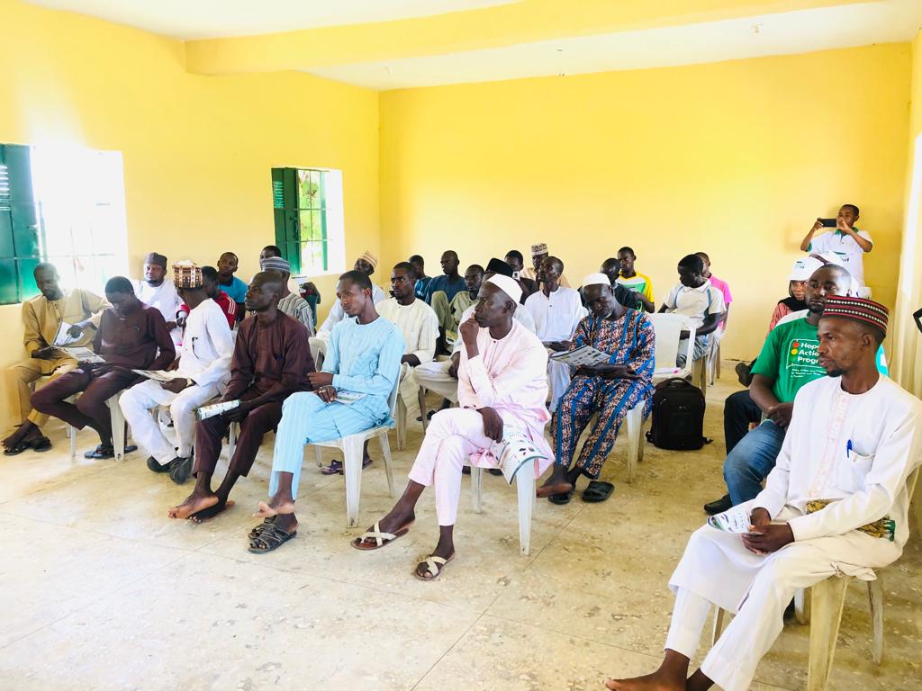 farmersvoice_ng's tweet photo. A Sensitization Lecture is currently being organized for farmers in the Bunkure local government area. The event is a collaborative effort between @farmersvoice_ng, @fomfis5, Fombina Imprints, and @ICTAdvocates. https://t.co/596HfmNFhB