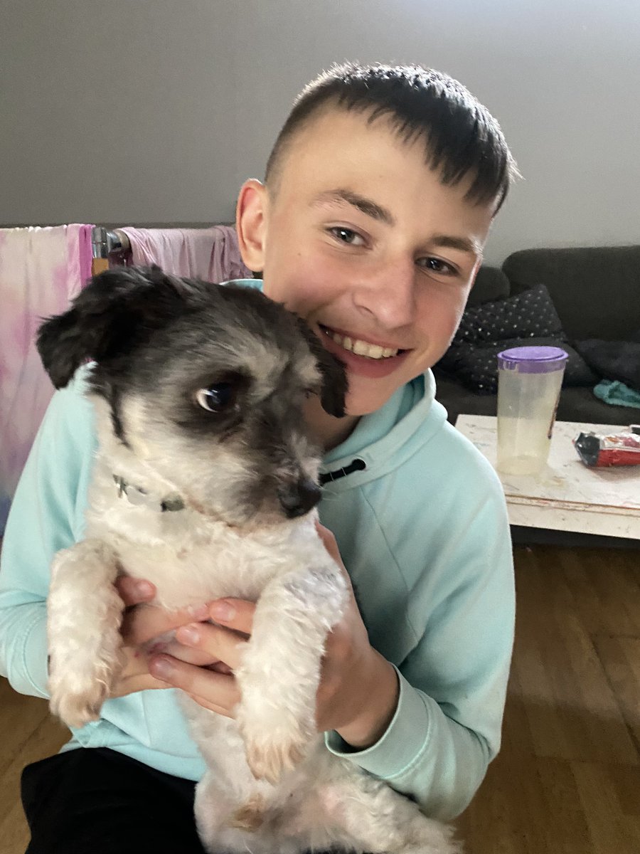 deborahblack's tweet photo. Happy birthday Thomas! 14 already! So proud to call you my son 💙💙💙 https://t.co/k7GQRTqRLj