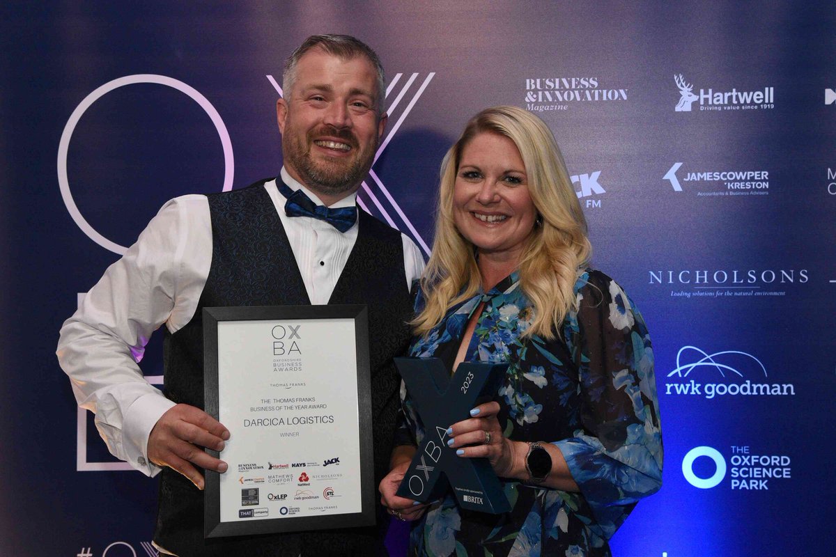 ICYMI: Palletways Member, @darcicalogisti1 only went and won a trio of awards at this year’s OXBA!! 🤯  🌟

bit.ly/3NHFnGy 

#awardwinning #sustainable #sustainablelogistics #plasticfree #oxford #oxba #oxba23 #oxfordshire #oxfordbusiness #youngbusiness