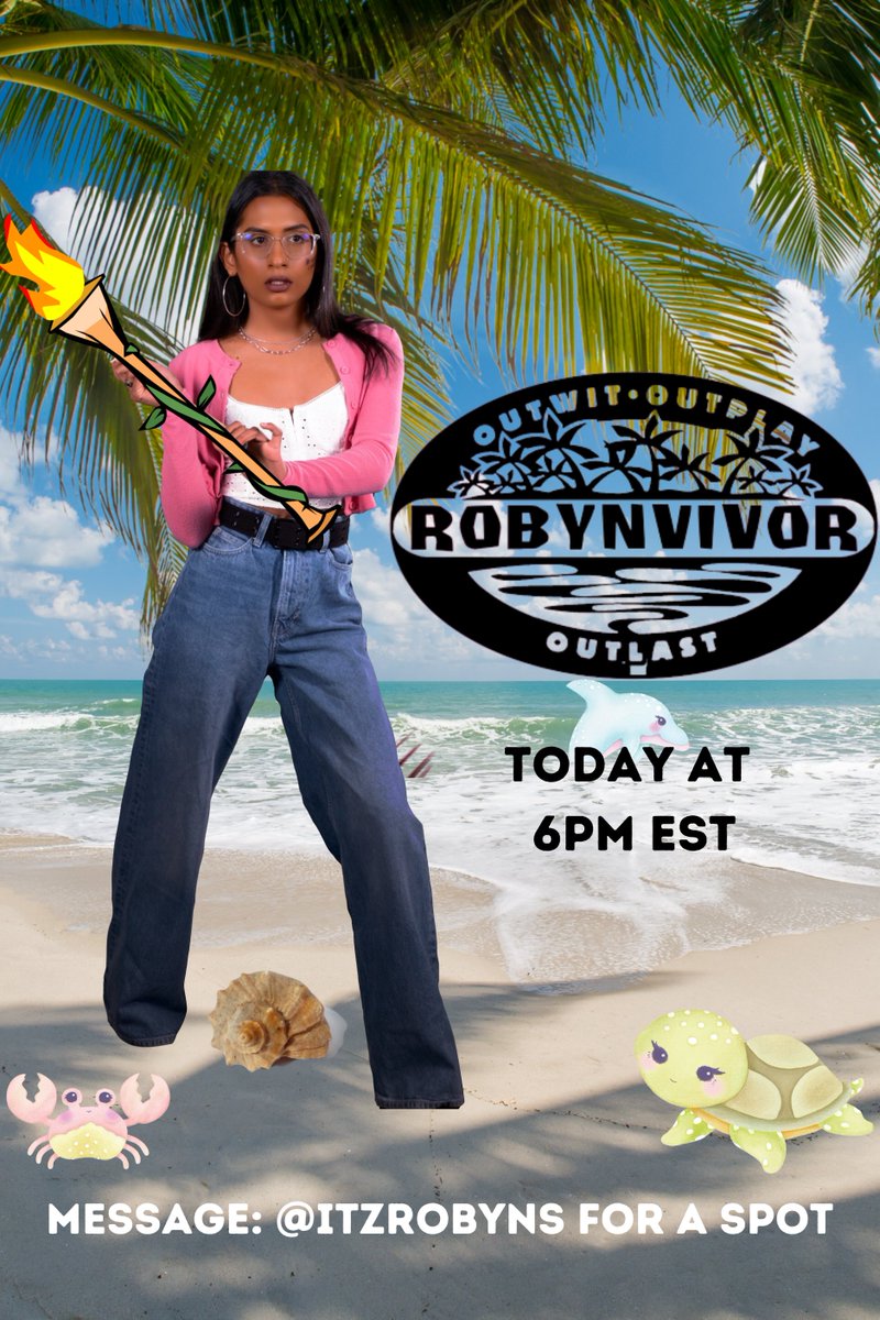 ItzRobynS's tweet photo. HOSTING A RANDOMIZED SURVIVOR GAME.

GAME HAPPENS ON ZOOM.

TODAY AT 6PM EST.

DM FOR SPOT.

LOOKING FOR 10-16 PEOPLE. https://t.co/WTt01Mcrbj