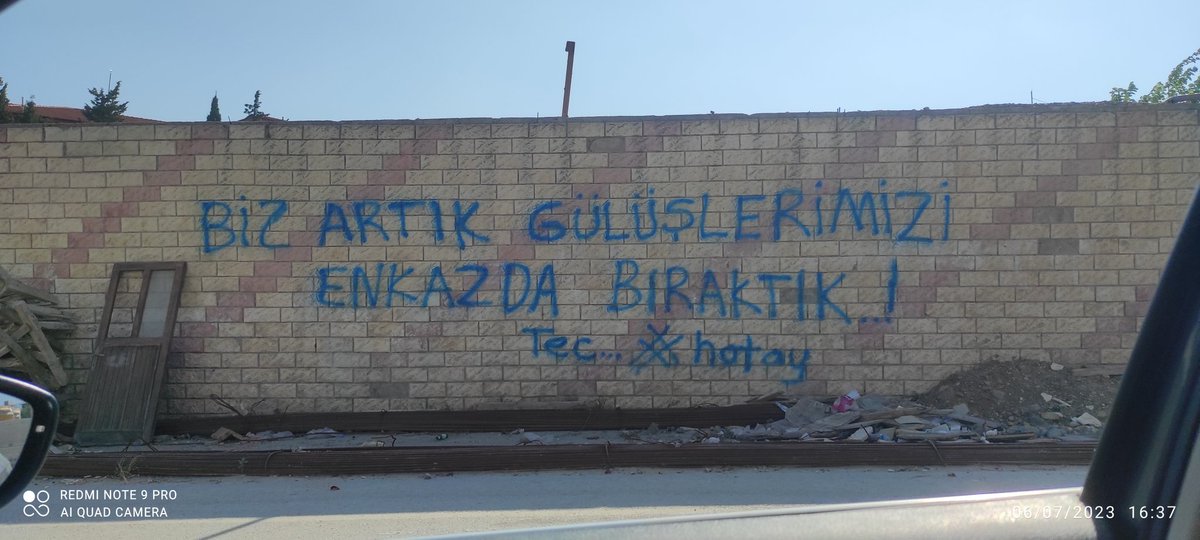 Şu süreçten sonra bu memleketin hayrına yapılacak tek şey Özel Afet Bölgesi ilan edilmesidir.
#Hatay #hatayyanıyor #HatayÖzelAfetBölgesiİlanEdilsin