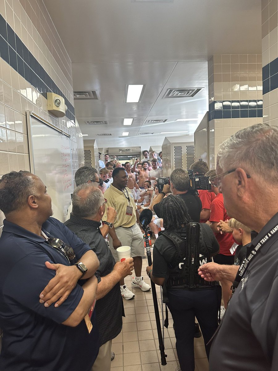 What an amazing experience to coach in the 50th <a href="/KSShrineBowl/">Kansas Shrine Bowl</a> ! I was proud to represent <a href="/onwfootball/">Ravens Football</a> , The Sunflower league and get to coach such great young men on the O-Line! Big shout to <a href="/CoachClintRider/">Clint Rider</a>, all the coaches and staff that make this event go! #forthekids #GoEast