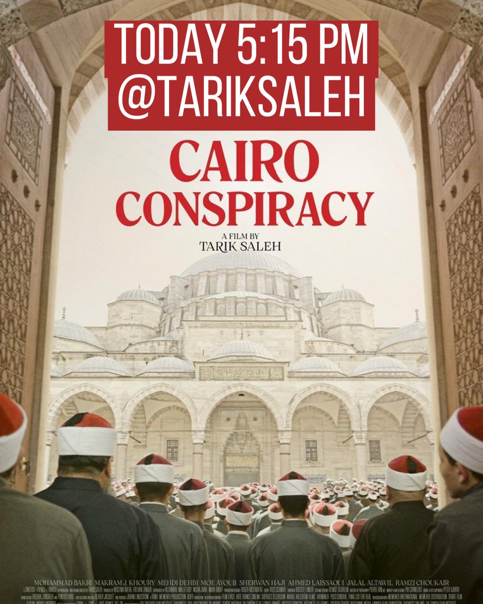 AnaArabCinema's tweet photo. 📽️Movie Lovers Alert! ☔️Forget the rain and come take refuge in the wonderful movie theater at @BAMfilmBrooklyn starting at 3PM this afternoon. Don't miss @Tariksaleh Q&amp;A after the 5:15PM Cairo Conspiracy Grab your popcorn 🍿, call your friends 📞#supportarabcinema https://t.co/Y5kdpX1HAl
