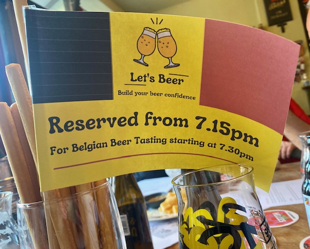 Letsbeer_UK's tweet photo. 🇧🇪🍺 We've been to Belgium again
.
Back at @theabdication for customers who missed out last time. We got some fab feedback...🙌
.
"Even though I knew the beers, it was great to hear the stories behind them"
.
"I'll feel more confident ordering my first beer in Bruges next month" https://t.co/LQEXx5cOOr