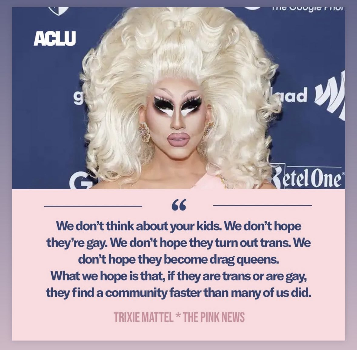 Per usual, @trixiemattel is right. ❤️🌈