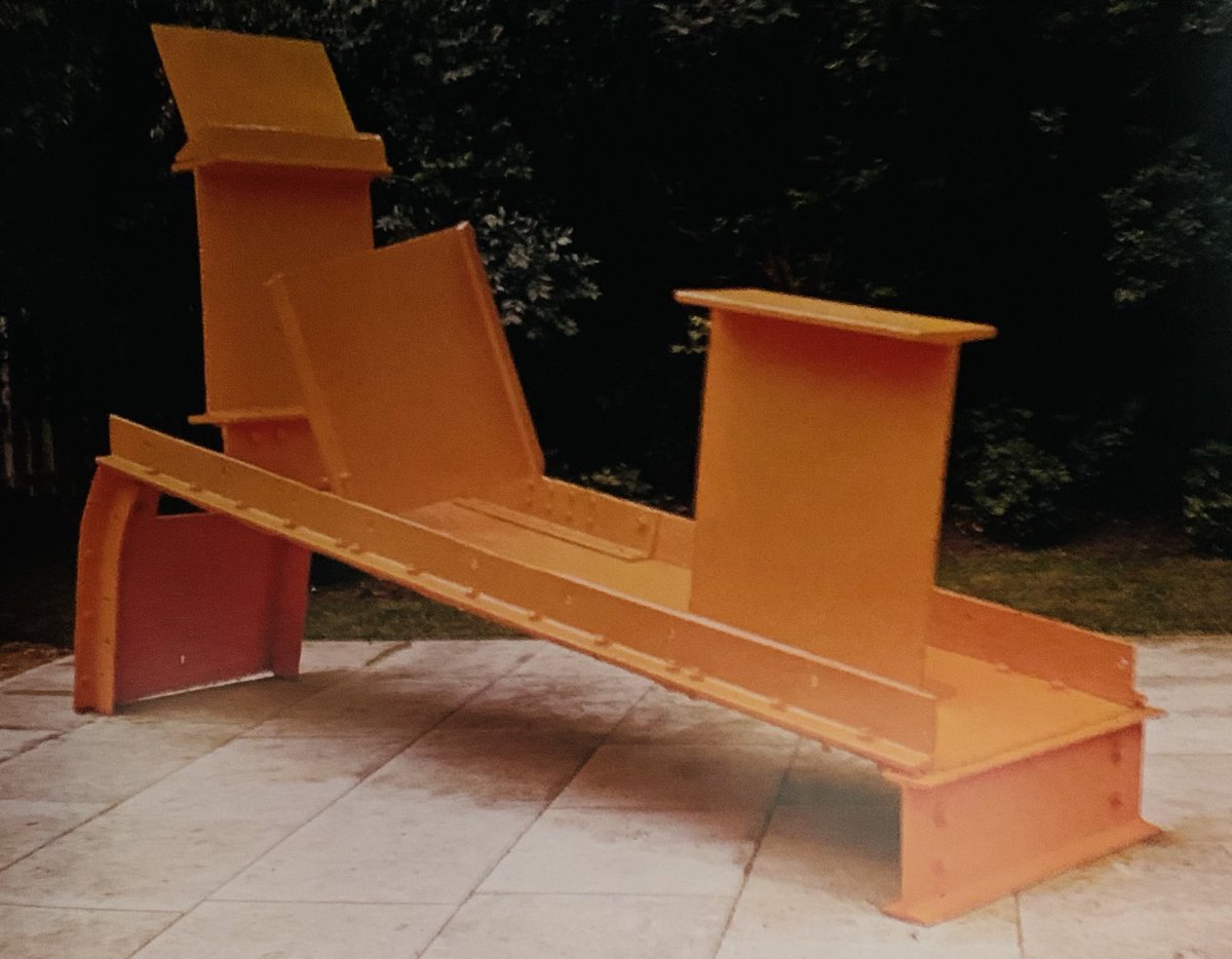 #AnthonyCaro “Midday” 1960 Painted Steel #British  #Abstract #Sculptor Began as member of #Modernist School. Worked with #HenryMoore early in career.