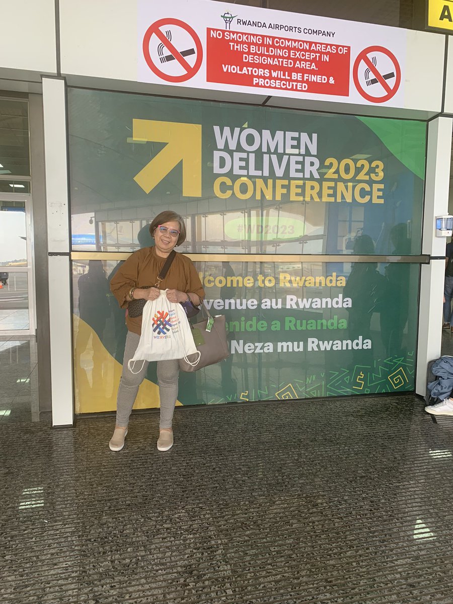 BlousesnCauses's tweet photo. This Filipino woman joins the @WorldPulse delegation to #WomenDeliver2023  happening in #Kigali . Pre conference events are  on-going in several locations with the conference loop. https://t.co/J7gUzK2Yij