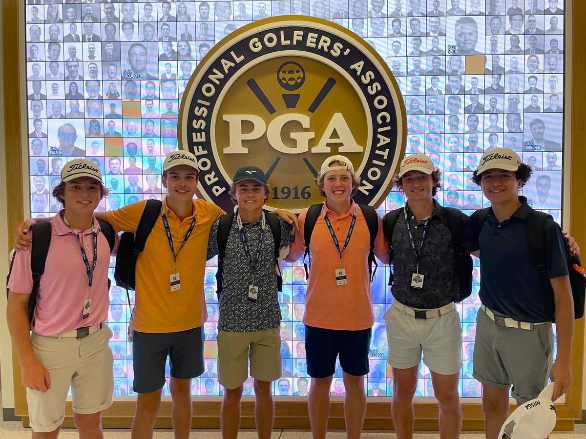 Boys played the “dance floor” event and got their complimentary <a href="/FootJoy/">FootJoy</a> and <a href="/Titleist/">Titleist</a> gear during the tour of <a href="/PGATOUR/">PGA TOUR</a> headquarters. 

One more day before the <a href="/NationalHSGolf/">National High School Golf Association</a> tourney begins.

Practice round at 1:00 @ Fields Ranch East.

<a href="/wfsheyenne/">Sheyenne High School</a> <a href="/MustangPost/">Sheyenne Mustang Media</a> <a href="/DakJuniorGolf/">Dakota Junior Golf Association</a>