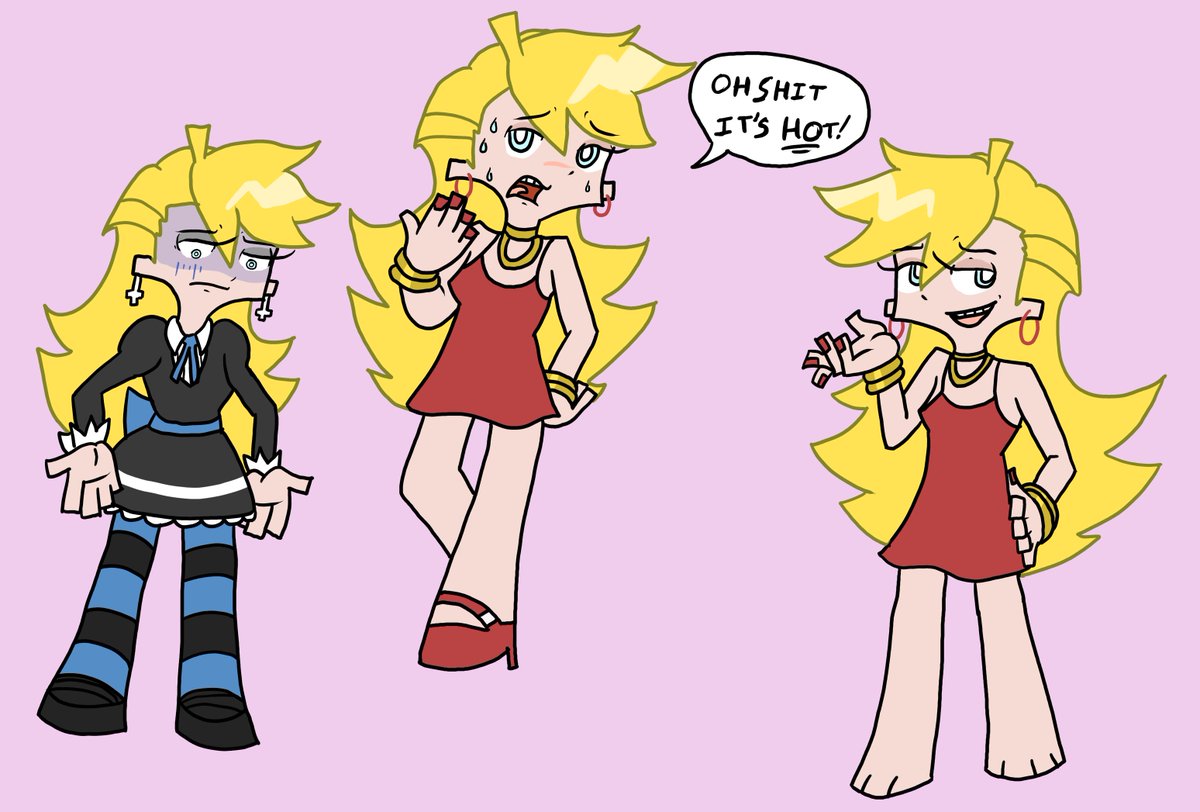 upsidedown_matt's tweet photo. Last night stream drawings. I was just in the mood to draw Panty from #pantyandstocking Get hyop for the upcoming season (whenever that comes out) Bonus character in the reply tweet. https://t.co/zL0XOs6tOw