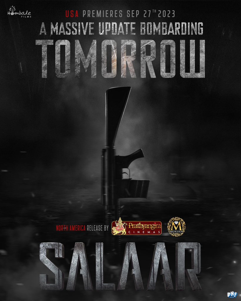 Studio71india's tweet photo. The Storm is brewingβ¦β³
Get Ready for an Earth-shattering Update Tomorrow β€οΈβπ₯
#Salaar #SalaarCeaseFire π₯
#Prabhas #PrashanthNeel @PrithviOfficial @hombalefilms @SalaarTheSaga
@Studio71india
#studio71india https://t.co/yRqycEueUC