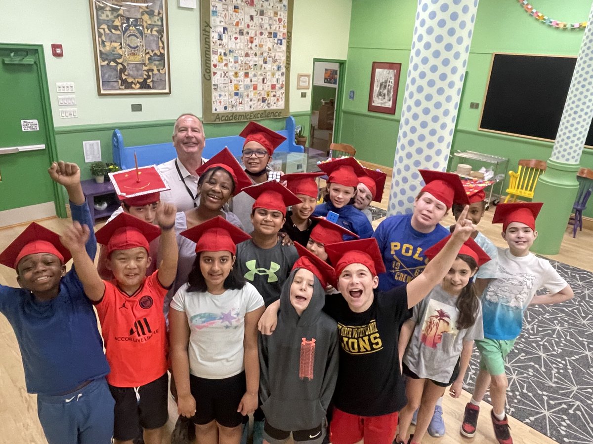 CaedmonHead's tweet photo. Miss them already! #CaedmonClassof2023, #CaedmonFifthGrade, essence of #CaedmonCreativity! Go tell #TheCaedmonStory Class of 2023! https://t.co/yCjo6XBi2T