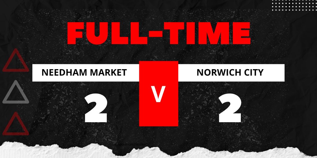 NMFCWomen's tweet image. FT: Needham Market 2-2 Norwich City 

Really good battle with higher opposition Norwich great performances across the team thank you to @NorwichCityWFC for coming over all the best for the upcoming season 

#NMFCWomen