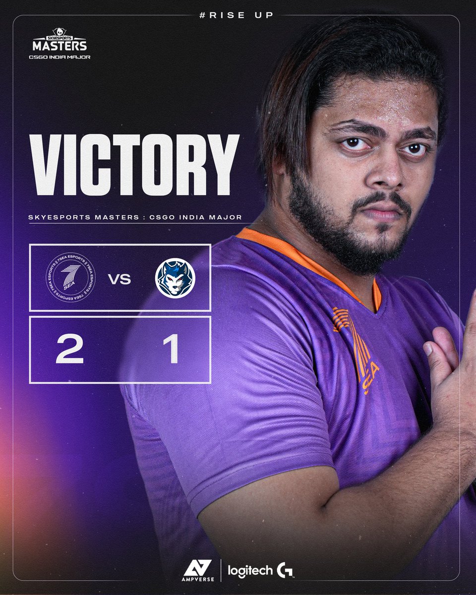 Who left the Wolf's Out... 

Our 7Sea CSGO Roster took the pity Wolf's beyblades off the charts today with an epic 2-1 victory. It's time to Rise Up.

<a href="/logitechg/">Logitech G</a> | @ampverseofficial

#RiseUp
🔥🔥🔥