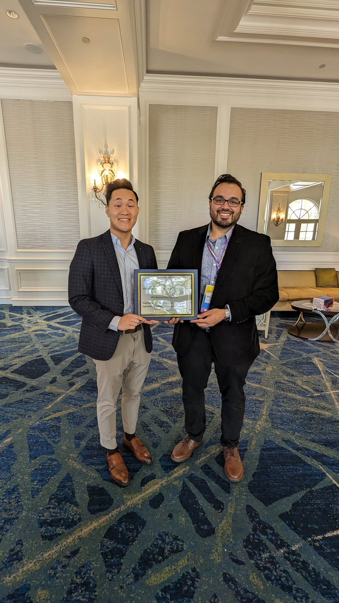 AlbertXingDO's tweet photo. Grateful for an unforgettable @floridarad annual meeting. Inspired by the many radiologists, residents &amp; #futurerades I met. Humbled to receive the DEI poster award - thanks to @robert_martin22 and @SankalpGoberdh1 for all their hard work. See everyone in Orlando for #FRS2024! https://t.co/rBFx4V6EnG