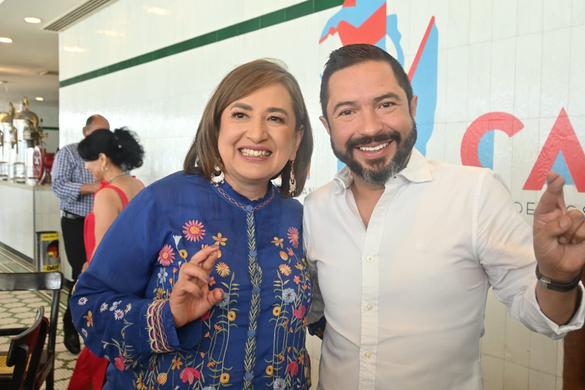 Un gustazo <a href="/XochitlGalvez/">Xóchitl Gálvez Ruiz</a> , bienvenida a Boca del Río.